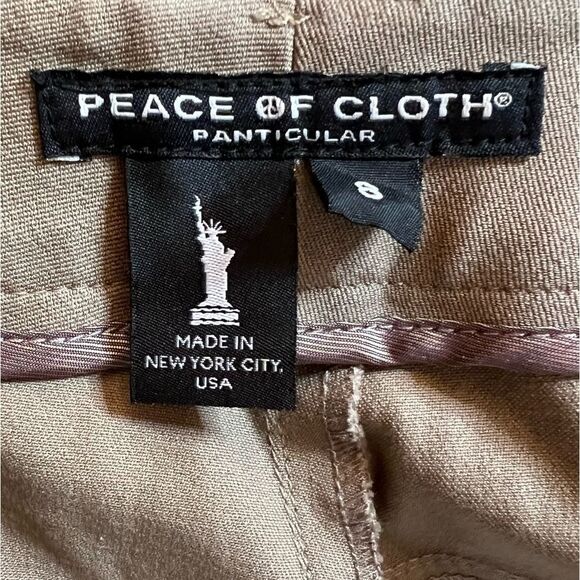 Peace of Cloth tan brown stretch pants size 8 - Picture 3 of 3